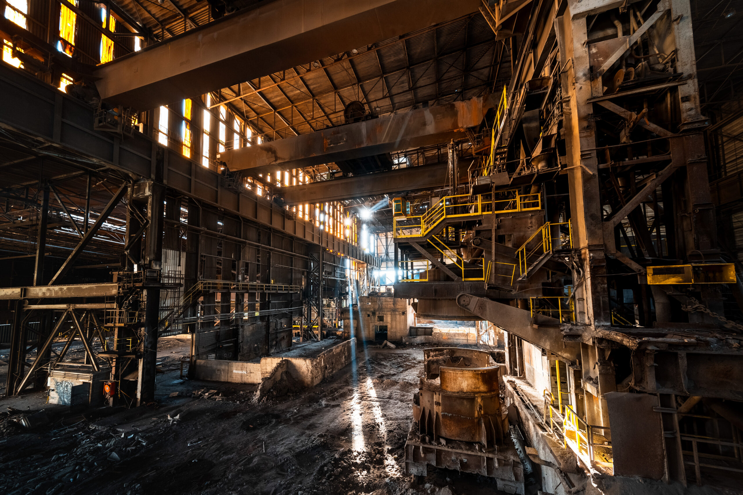 SM Steel works - super metallica - usine ESB à Seraing - urbex