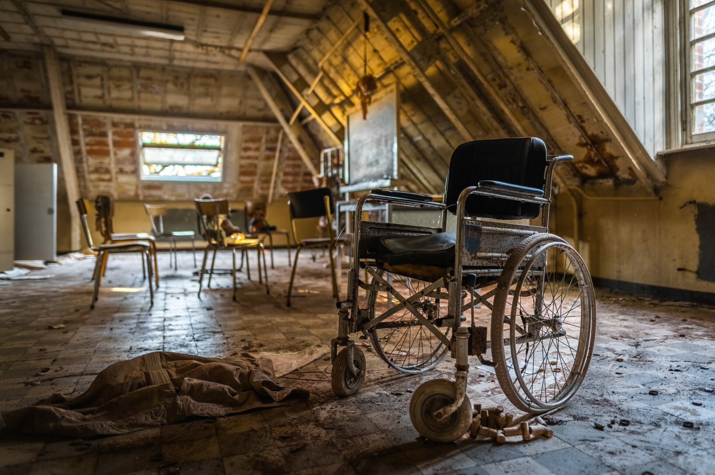 Shutter Island urbex - centre psychiatrique abandonné